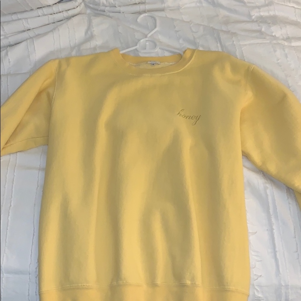 brandy melville erica honey sweatshirt